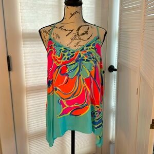 Classic colorful Lilly Pulitzer swing tank in large